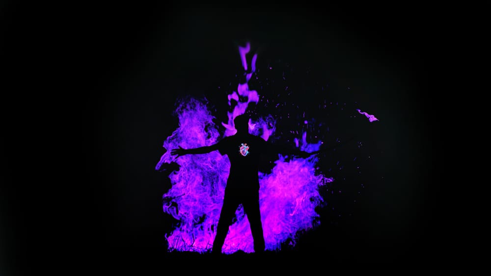 No Longer Collapsing Inward ~ Becoming The Flame With Heart & Torch In Hand